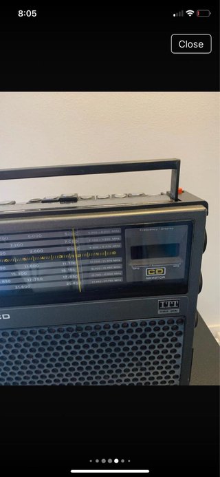 Vintage ITT Multiband radio