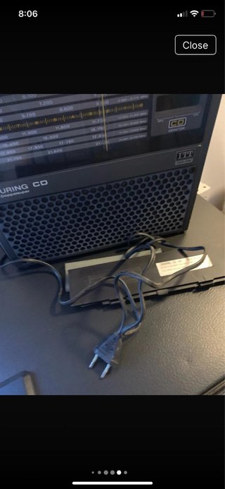 Vintage ITT Multiband radio
