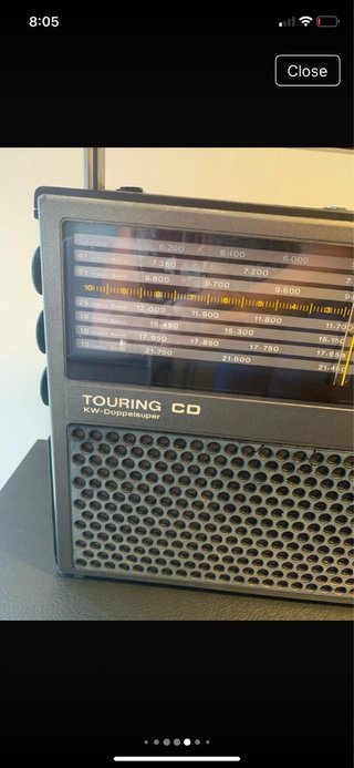 Vintage ITT Multiband radio