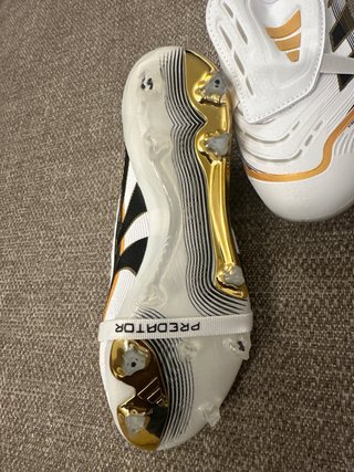 Adidas Scarpe Calcio Oro Bianco Taglia 37