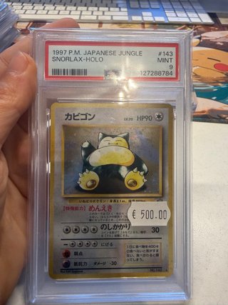 Pokemon Snorlax Holo Jungle 1997 PSA 9