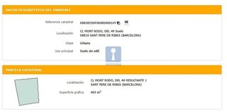 Terreno en venta en Mas Alba en Sant Pere de Ribes