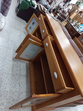Mueble salón madera maciza