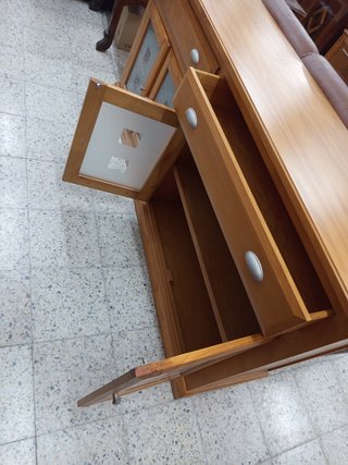 Mueble salón madera maciza