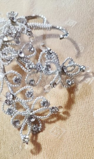 Fermaglio capelli matrimonio/comunione