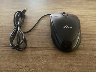 Ratón Óptico USB Aome Negro