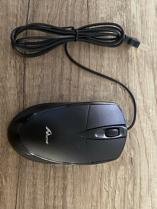 Ratón Óptico USB Aome Negro