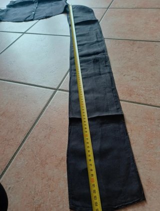Gilet Max Mara puro lino marrone con fusciacca