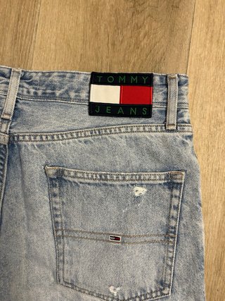 Jeans Tommy Hilfiger strappati blu