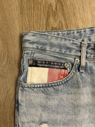 Jeans Tommy Hilfiger strappati blu