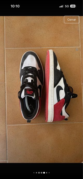 Nike SB Alleyoop Talla 41 Negro/Rojo/Blanco