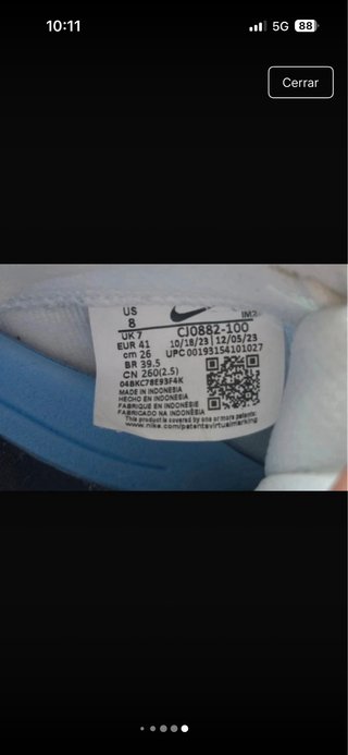 Nike SB Alleyoop Talla 41 Negro/Rojo/Blanco