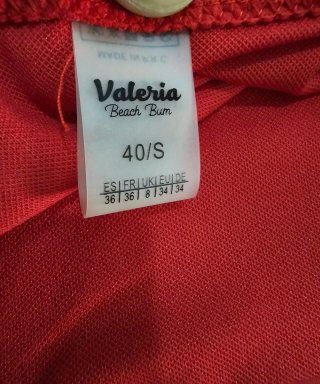 Bikini rosso Vita alta