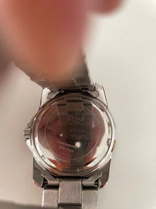 Reloj Guess Hombre Verde y Plateado