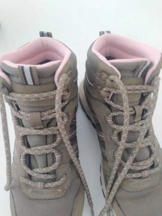 Botas de montaña niño/niña marrones y rosas