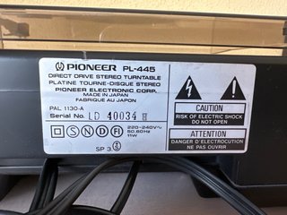 Giradischi Pioneer PL-445 Direct Drive
