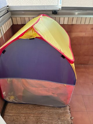 Casita infantil plegable con bolas