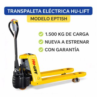 Transpaleta Eléctrica HU-LIFT EPT15H 1.500Kg