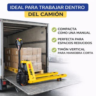 Transpaleta Eléctrica HU-LIFT EPT15H 1.500Kg