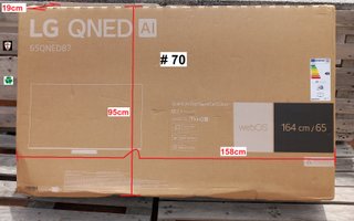 Caja TV 65" lg