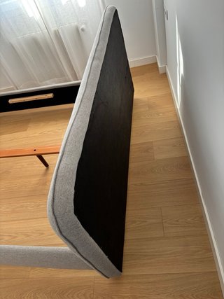 Cama 160x200 tapizada con cabecero
