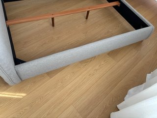 Cama 160x200 tapizada con cabecero