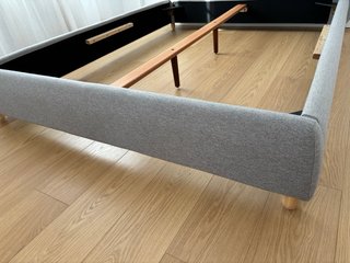 Cama 160x200 tapizada con cabecero