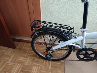 Bicicleta Plegable Wayscral Blanca