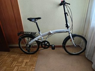 Bicicleta Plegable Wayscral Blanca