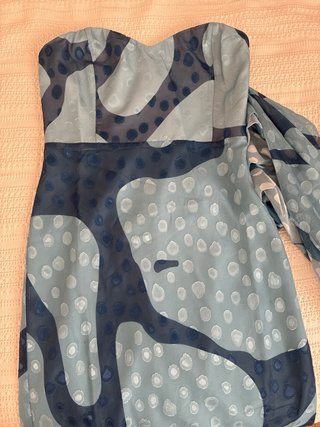 Vestido largo estampado