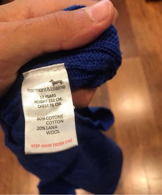 Jersey de ochos azul