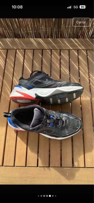 Nike M2K Tekno Talla 40 Negro/Azul/Rojo