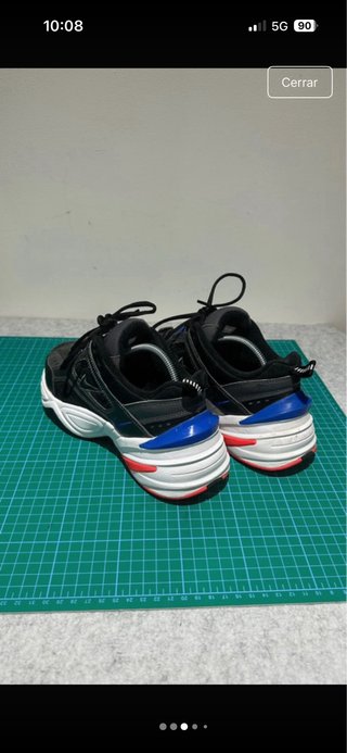 Nike M2K Tekno Talla 40 Negro/Azul/Rojo