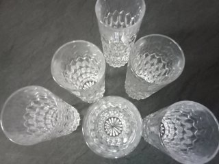 Set 6 Bicchieri Cristallo