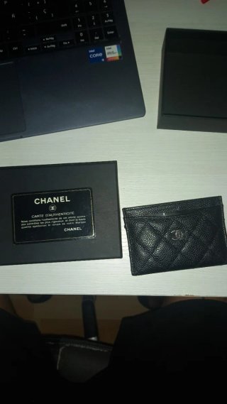 Portacartellini Chanel Nero Donna