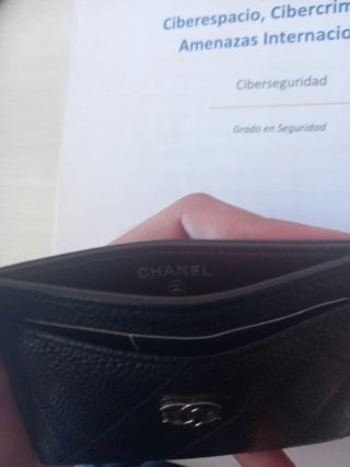 Portacartellini Chanel Nero Donna