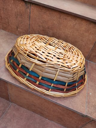 Cesta de mimbre