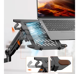 Soporte de pared para portátil/monitor. Putorsen