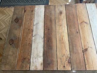 Mesa comedor madera hecha a mano