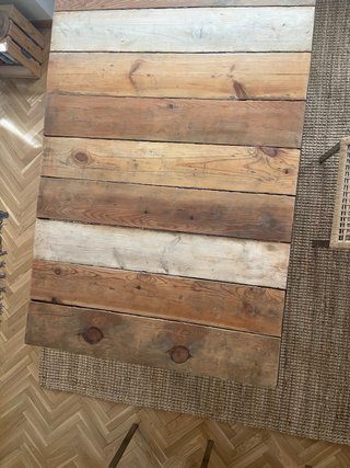 Mesa comedor madera hecha a mano