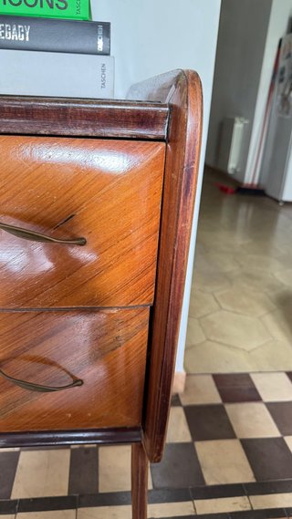 Cómoda Vintage Madera y Metal