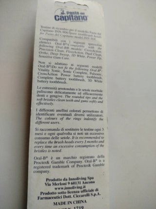 Testine ricambio compatibili Oral B