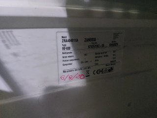 Frigorífico Zanussi Inox 1,85m