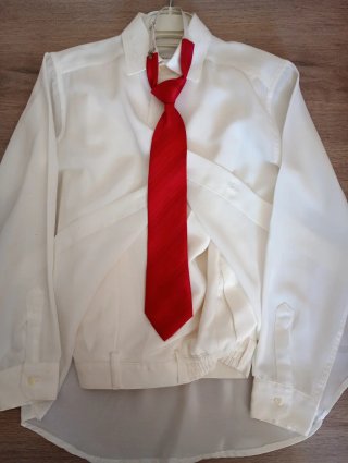Traje de Comunión Blanco Niño Talla 8.