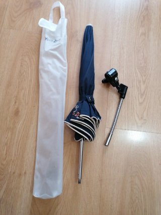 Sombrilla para carrito azul Jané universal