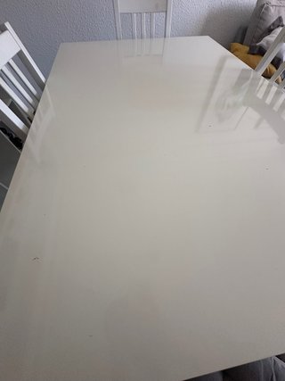 Mesa Comedor + 4 Sillas IKEA Blanca