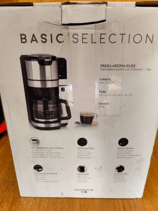Cafetera con molinillo nueva sin estrenar