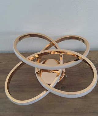 Plafoniera/applique LED moderna oro brillante