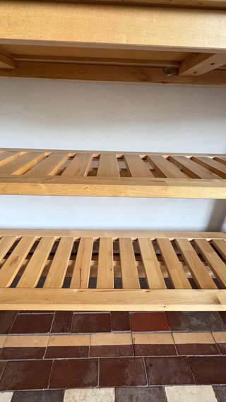 Cómoda de cocina madera con cajones