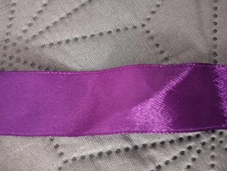 Lote cintas de raso (morado, naranja, azul)